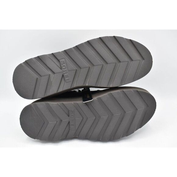 Sorel Womens Size 8.5 Hi Line Hiker Jet Black Waterproof Leather Lace Up Boots - Picture 5 of 12